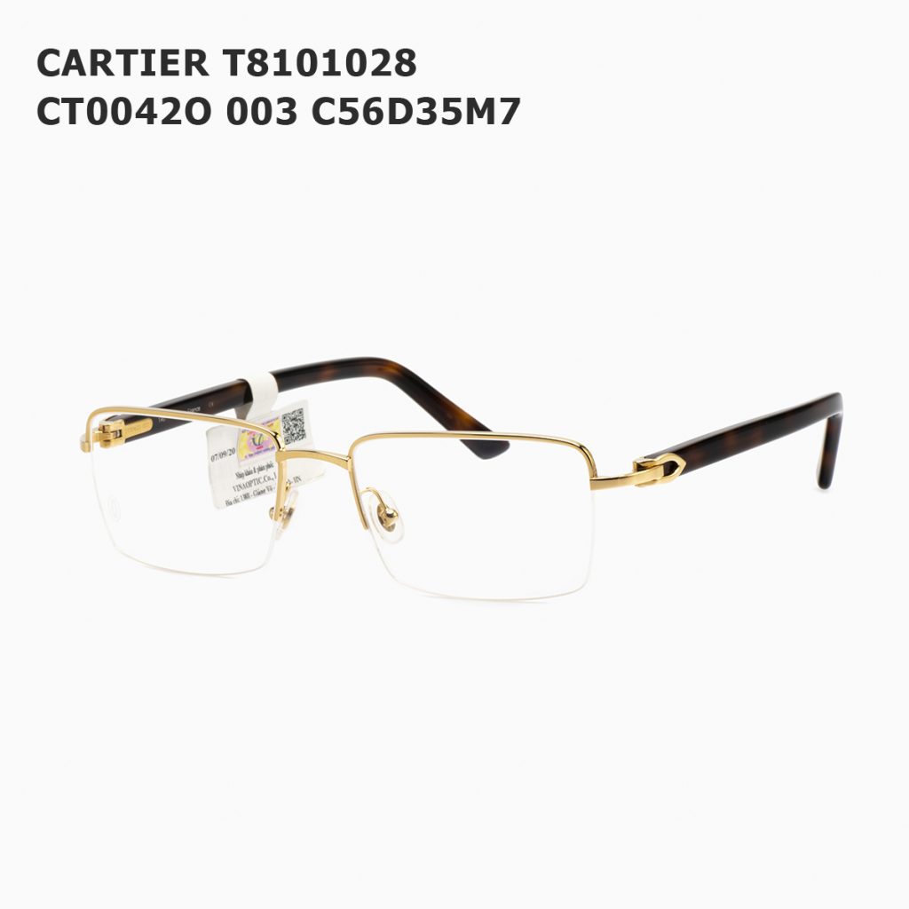 Gọng Cartier T8101028 Ct0042o-003 Chính Hãng Giá Bao Nhiêu?